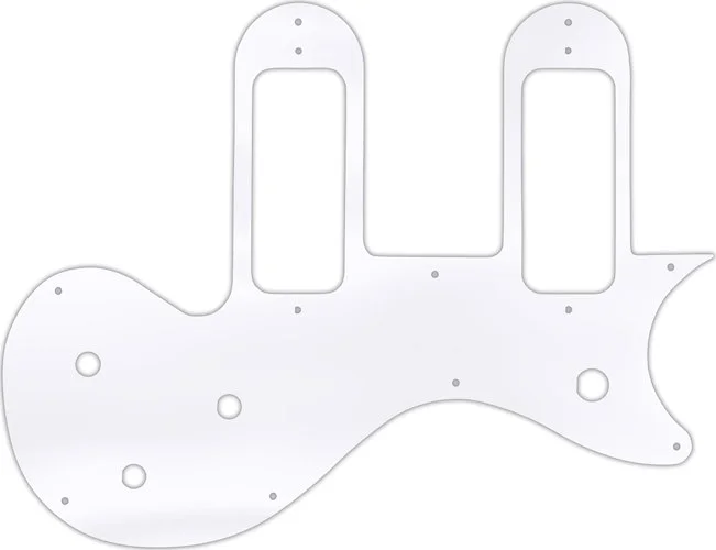 WD Custom Pickguard For Gibson Melody Maker Special With P-90 Pickups #45T Clear Acrylic Thin