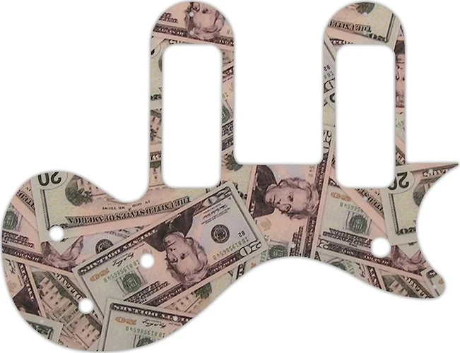 WD Custom Pickguard For Gibson Melody Maker Special With P-90 Pickups #G16 Money Graphic