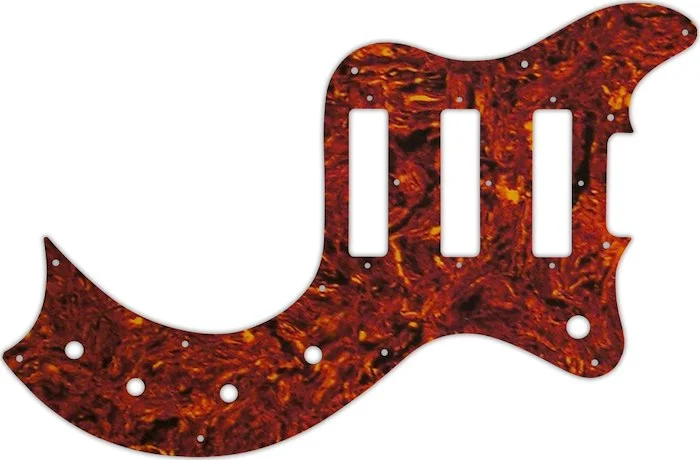 WD Custom Pickguard For Gibson S-1 #05P Tortoise Shell/Parchment