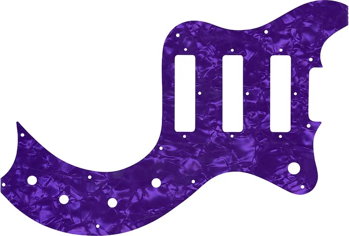 WD Custom Pickguard For Gibson S-1 #28PRL Light Purple Pearl