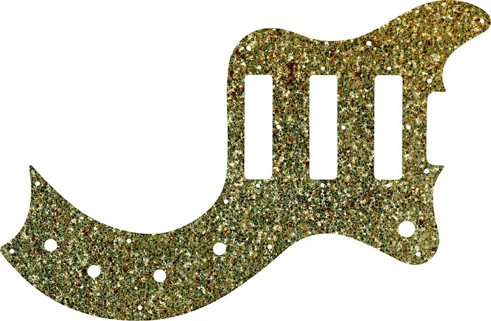 WD Custom Pickguard For Gibson S-1 #60GS Gold Sparkle 