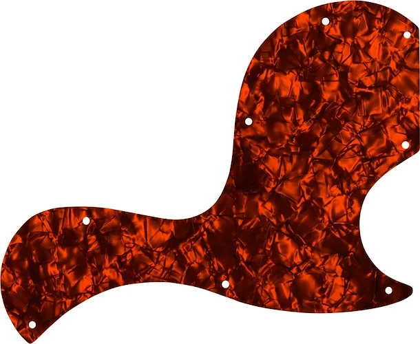 WD Custom Pickguard For Gibson SG Junior #28OP Orange Pearl/Black/White/Black