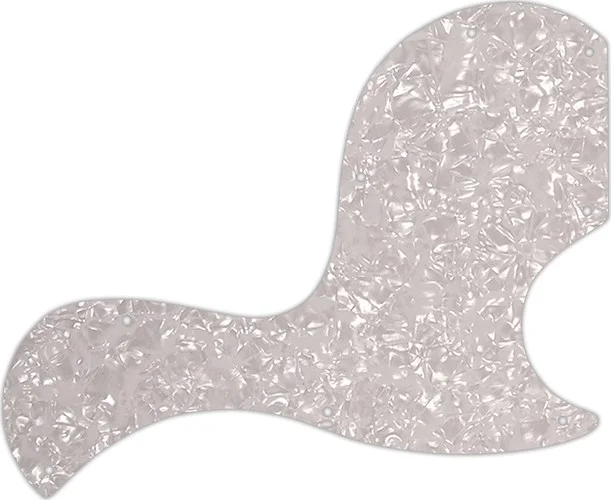 WD Custom Pickguard For Gibson SG Junior #28 White Pearl/White/Black/White