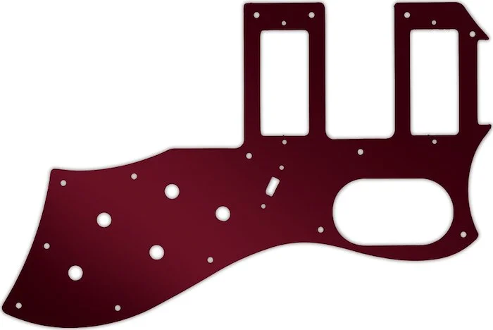 WD Custom Pickguard For Guild 2016 S-200 T-Bird Reissue #10R Red Mirror