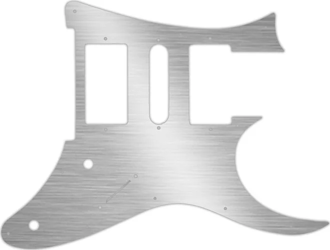WD Custom Pickguard For Ibanez 2009 RG350DX #13 Simulated Brushed Silver/Black PVC