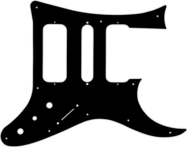 WD Custom Pickguard For Ibanez 8 String TAM10 #01T Black Thin