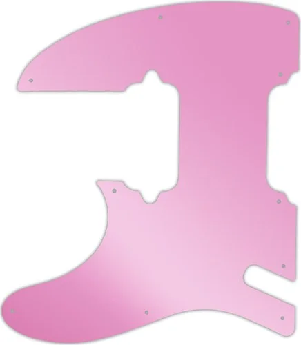 WD Custom Pickguard For Left Hand Charvel 2020 Pro-Mod So-Cal Style 2 HH 2PT #10P Pink Mirror