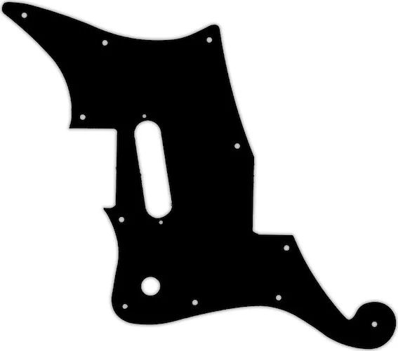 WD Custom Pickguard For Left Hand D'Angelico Premier Bedford With Tremolo #03 Black/White/Black