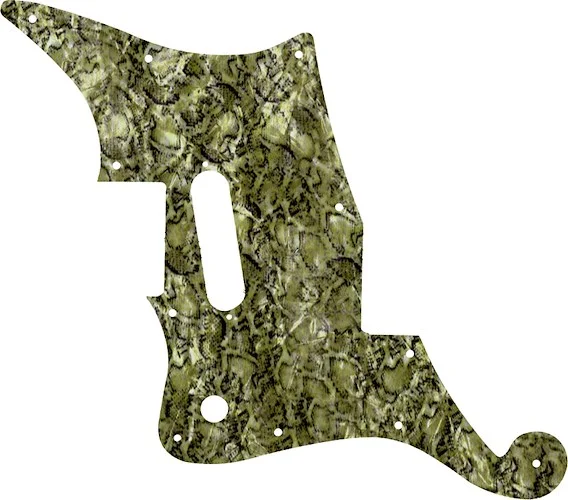 WD Custom Pickguard For Left Hand D'Angelico Premier Bedford With Tremolo #31 Snakeskin