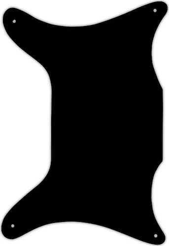 WD Custom Pickguard For Left Hand Epiphone 1962-1969 Coronet #09 Black/White/Black/White/Black