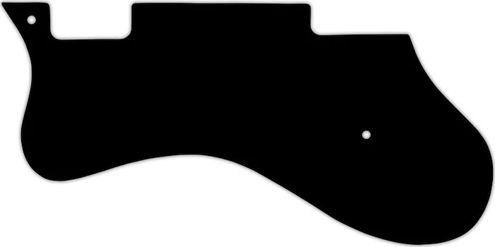 WD Custom Pickguard For Left Hand Epiphone Riviera #01T Black Thin
