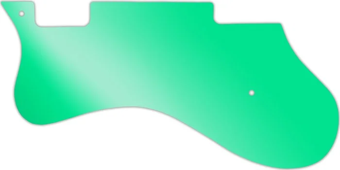 WD Custom Pickguard For Left Hand Epiphone Riviera #10GR Green Mirror