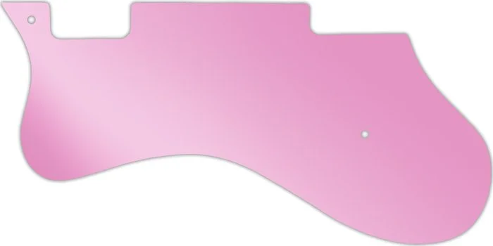 WD Custom Pickguard For Left Hand Epiphone Riviera #10P Pink Mirror