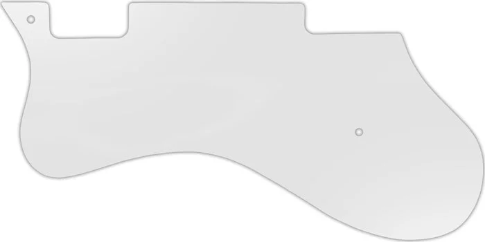 WD Custom Pickguard For Left Hand Epiphone Riviera #22 Translucent Milk White