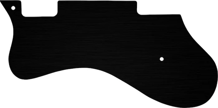 WD Custom Pickguard For Left Hand Epiphone Riviera #27T Simulated Black Anodized Thin