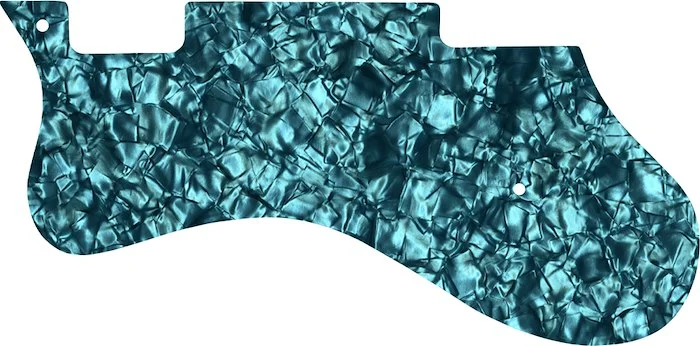 WD Custom Pickguard For Left Hand Epiphone Riviera #28AQ Aqua Pearl/Black/White/Black