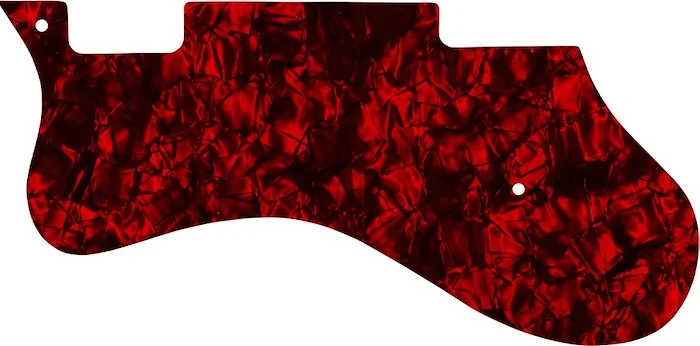 WD Custom Pickguard For Left Hand Epiphone Riviera #28DRP Dark Red Pearl/Black/White/Black