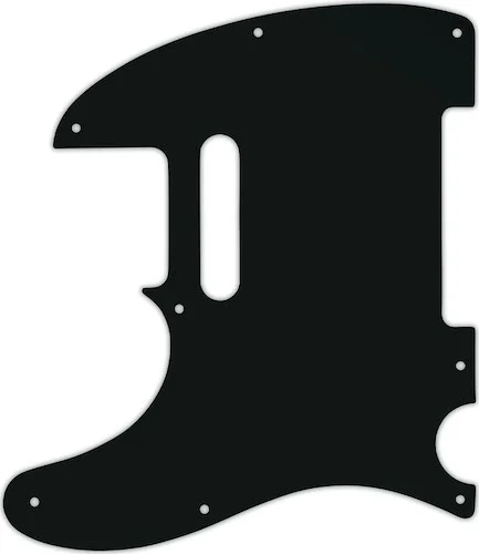 WD Custom Pickguard For Left Hand Fender 1954-Present USA or 2002-Present Made In Mexico Telecaster #01A Black