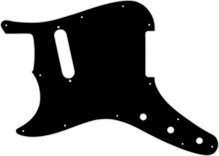 WD Custom Pickguard For Left Hand Fender 1957-1976 Musicmaster #29 Matte Black