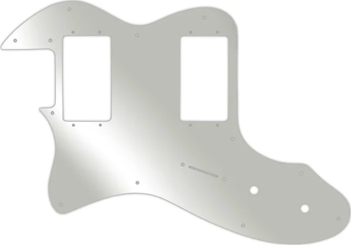 WD Custom Pickguard For Left Hand Fender 1972-1978 Vintage Telecaster Thinline With Humbuckers #10 Mirror