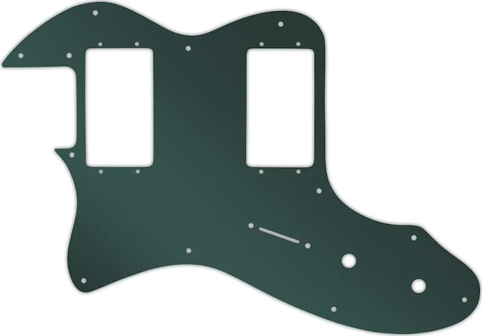 WD Custom Pickguard For Left Hand Fender 1972-1978 Vintage Telecaster Thinline With Humbuckers #10S Smoke Mirr