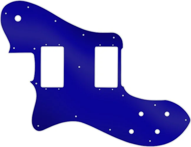 WD Custom Pickguard For Left Hand Fender 1972-1982 Vintage Telecaster Deluxe #10DBU Dark Blue Mirror