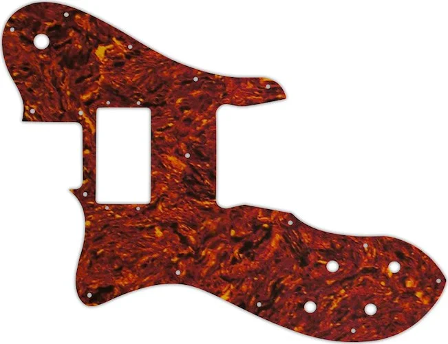 WD Custom Pickguard For Left Hand Fender 1972-1981 Vintage Telecaster Custom #05P Tortoise Shell/Parchment