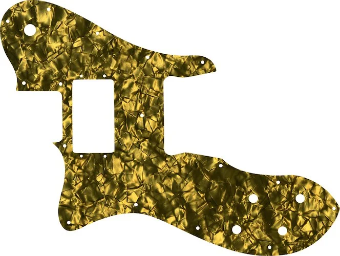 WD Custom Pickguard For Left Hand Fender 1972-1981 Vintage Telecaster Custom #28GD Gold Pearl/Black/White/Black