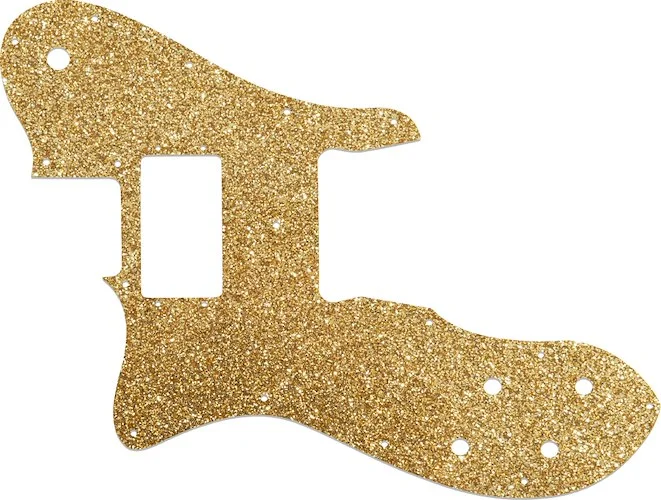 WD Custom Pickguard For Left Hand Fender 1972-1981 Vintage Telecaster Custom #60RGS Rose Gold Sparkle 