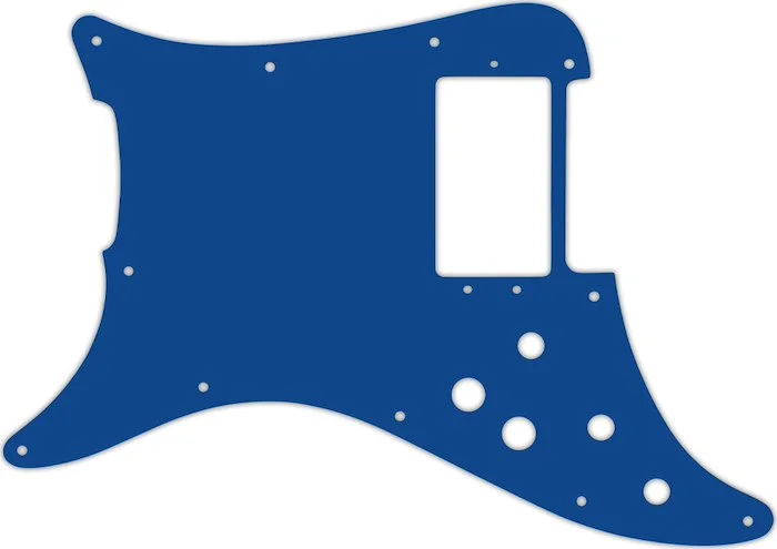 WD Custom Pickguard For Left Hand Fender 1979-1982 Lead I #08 Blue/White/Blue