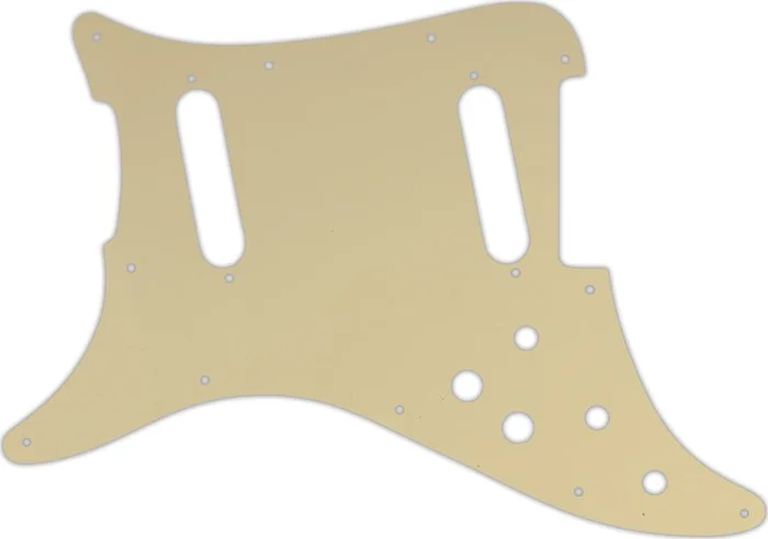 WD Custom Pickguard For Left Hand Fender 1979-1982 Lead II #06 Cream