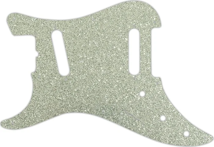 WD Custom Pickguard For Left Hand Fender 1981-1983 Original Bullet #60SS Silver Sparkle 