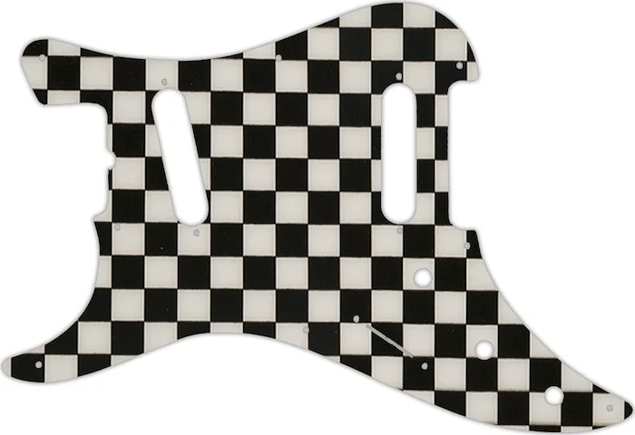 WD Custom Pickguard For Left Hand Fender 1981-1983 Original Bullet#CK01 Checkerboard Graphic