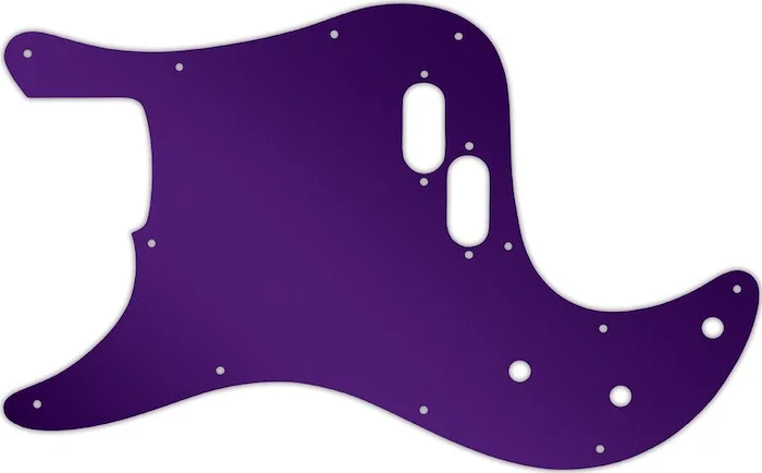 WD Custom Pickguard For Left Hand Fender 1981-1985 Bullet Bass #10PR Purple Mirror