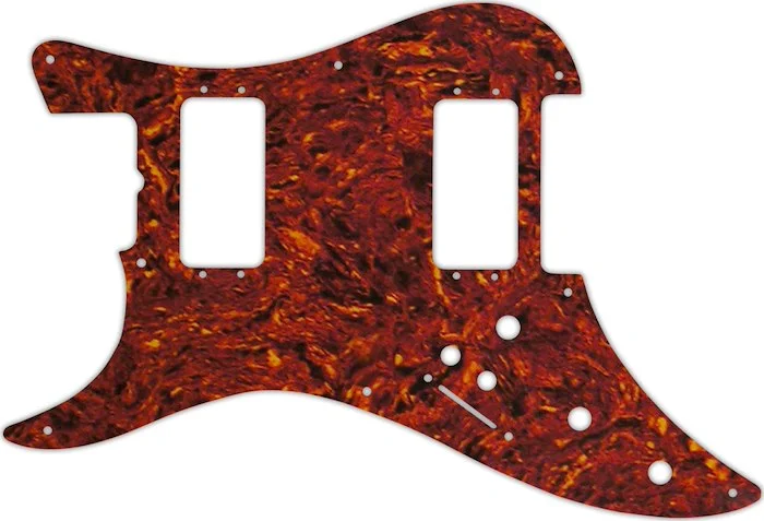 WD Custom Pickguard For Left Hand Fender 1982 H-2 Bullet #05P Tortoise Shell/Parchment