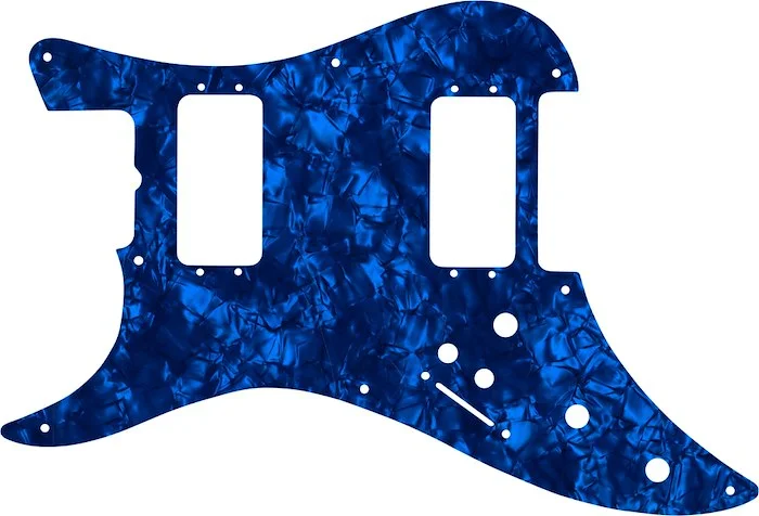 WD Custom Pickguard For Left Hand Fender 1982 H-2 Bullet #28DBP Dark Blue Pearl/Black/White/Black