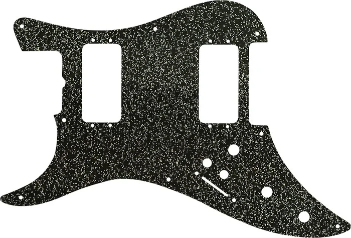 WD Custom Pickguard For Left Hand Fender 1982 H-2 Bullet #60BS Black Sparkle 