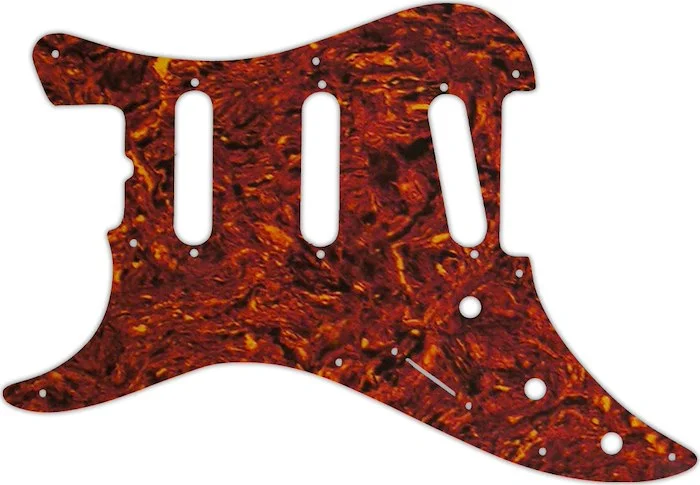 WD Custom Pickguard For Left Hand Fender 1983 Bullet S-3 #05P Tortoise Shell/Parchment