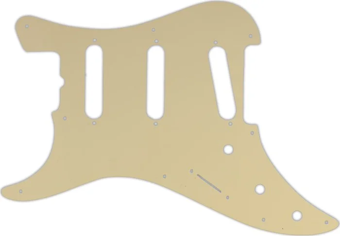 WD Custom Pickguard For Left Hand Fender 1983 Bullet S-3 #06 Cream
