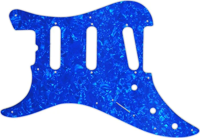 WD Custom Pickguard For Left Hand Fender 1983 Bullet S-3 #28BU Blue Pearl/White/Black/White
