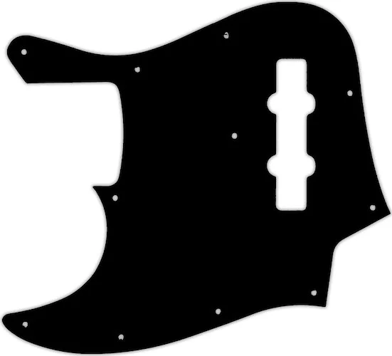 WD Custom Pickguard For Left Hand Fender 1998-2009 Made In Japan Geddy Lee Limited Edition Jazz Bass #03P Blac