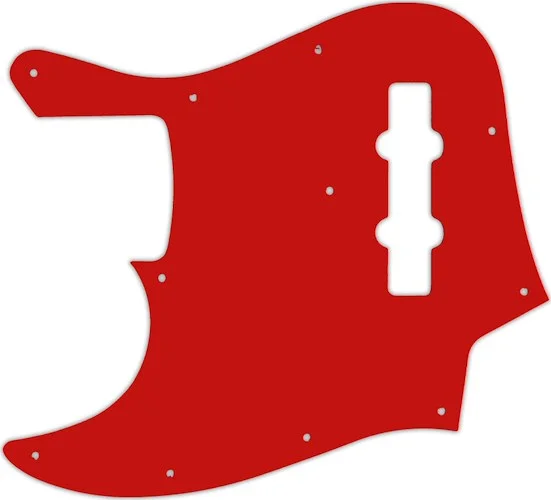 WD Custom Pickguard For Left Hand Fender 1998-2009 Made In Japan Geddy Lee Limited Edition Jazz Bass #07S Red 