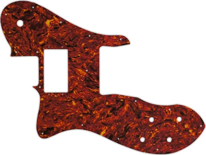 WD Custom Pickguard For Left Hand Fender 1999-Present Made In Mexico Or 2012-2013 American Vintage '72 Telecaster Custom #05W Tortoise Shell/White