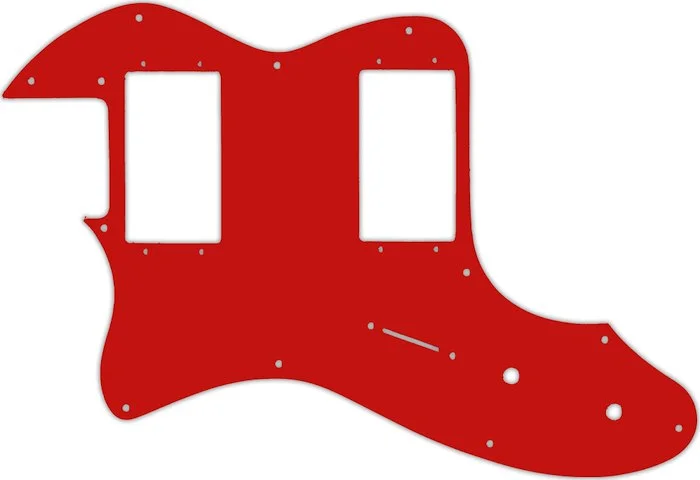 WD Custom Pickguard For Left Hand Fender 1999 Made In Japan '72 Telecaster Thinline #07S Red Solid