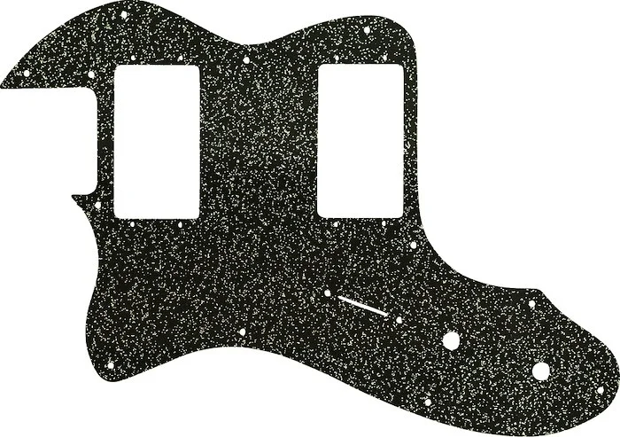 WD Custom Pickguard For Left Hand Fender 1999-Present Made In Mexico Or 2012-2013 American Vintage '72 Telecaster Thinline #60BS Black Sparkle 