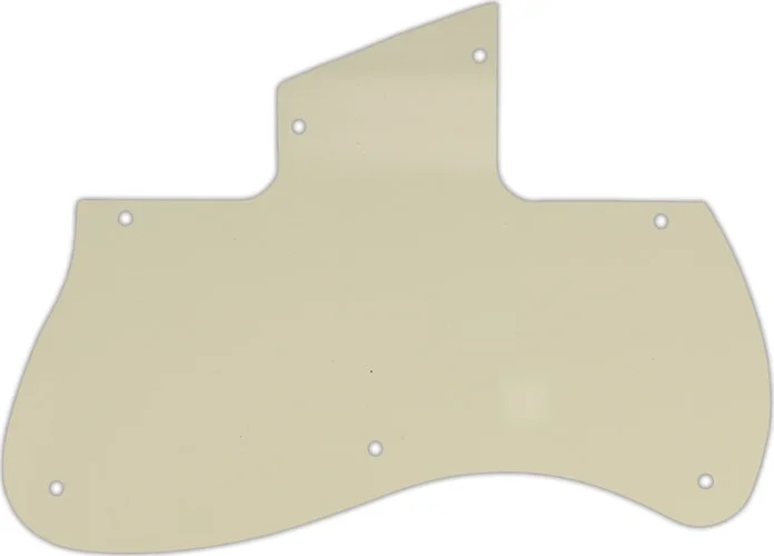 WD Custom Pickguard For Left Hand Fender 2002 Toronado #55S Parchment Solid