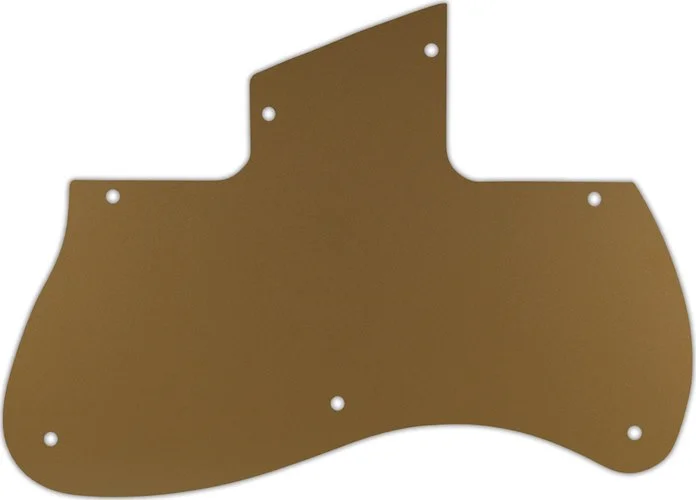 WD Custom Pickguard For Left Hand Fender 2002 Toronado #59 Gold/Clear/Gold