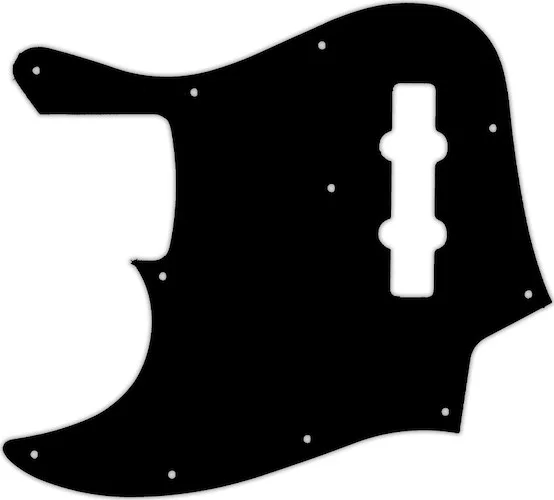 WD Custom Pickguard For Left Hand Fender 2010-2012 Made In Japan Geddy Lee Limited Edition Jazz Bass #09 Black