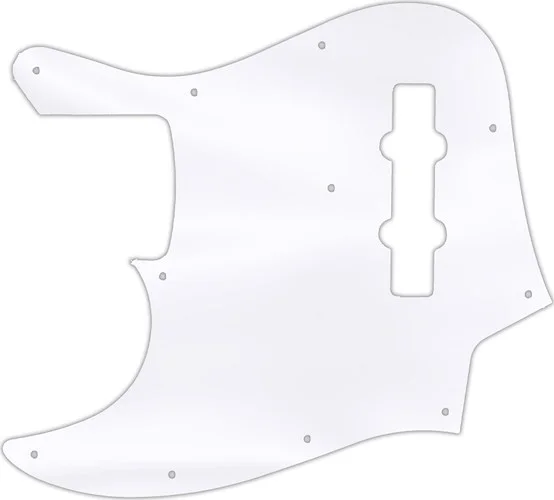 WD Custom Pickguard For Left Hand Fender 2010-2012 Made In Japan Geddy Lee Limited Edition Jazz Bass #45 Clear