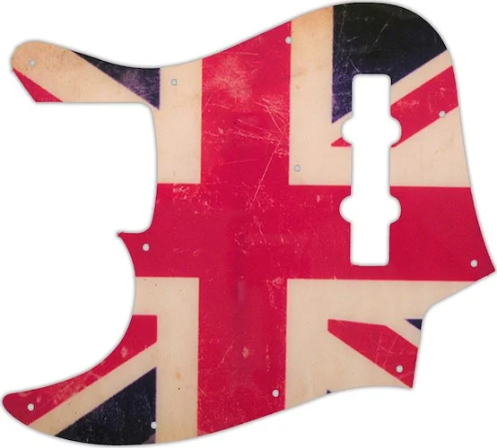 WD Custom Pickguard For Left Hand Fender 2010-2012 Made In Japan Geddy Lee Limited Edition Jazz Bass #G04 Brit